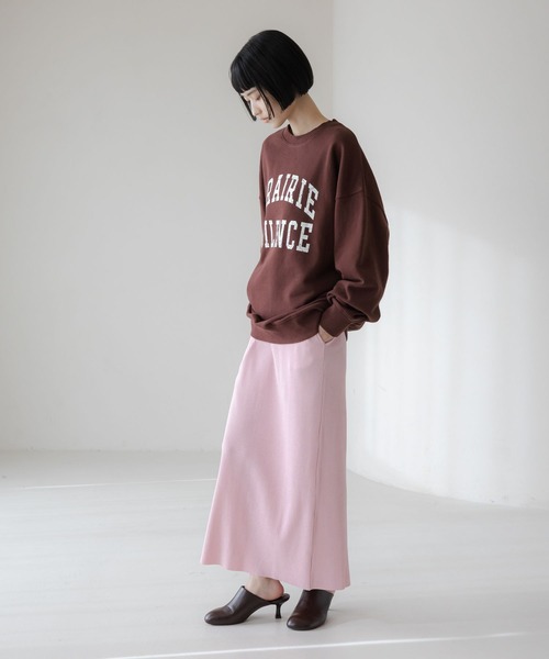 LOWRYS FARM（ローリーズファーム）の「レースカラーカレッジウラケプルオーバー　645353（スウェット・レディース・ブラウン/グレー/ネイビー・FREE）」の11枚目の写真