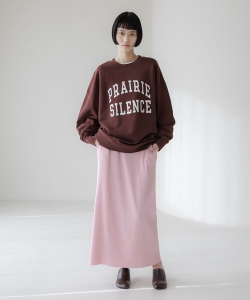 LOWRYS FARM（ローリーズファーム）の「レースカラーカレッジウラケプルオーバー　645353（スウェット・レディース・ブラウン/グレー/ネイビー・FREE）」の12枚目の写真