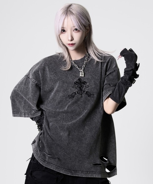 REFLEM(レフレム)の「『REFLEM/レフレム』ベルト付きアームカバー(アームカバー・レディース・ブラック/ホワイト/グレー・FREE)」の18枚目の写真