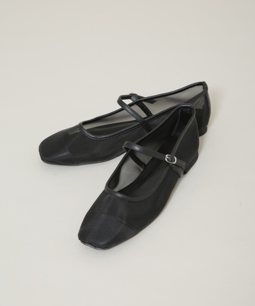 NANO universe(ナノユニバース)の「メッシュメリージェーン(その他シューズ・レディース・ブラック/シルバー・36/37/38)」の5枚目の写真