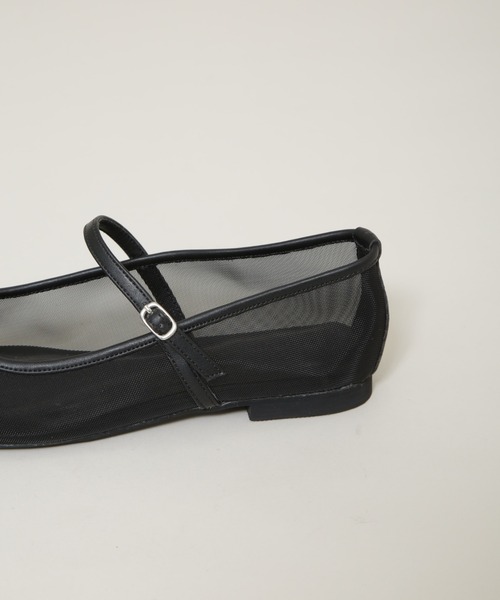 NANO universe(ナノユニバース)の「メッシュメリージェーン(その他シューズ・レディース・ブラック/シルバー・36/37/38)」の7枚目の写真