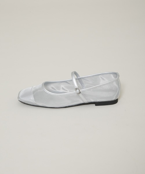 NANO universe(ナノユニバース)の「メッシュメリージェーン(その他シューズ・レディース・ブラック/シルバー・36/37/38)」の4枚目の写真