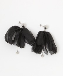 LOWRYS FARM | シフォンフラワーピアス　641374(ピアス（両耳用）)