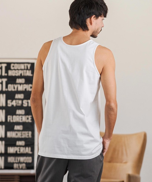 CAMBIO（カンビオ）の「mta601- COOLMAX Tank top タンクトップ(2026GIM-017)（タンクトップ・メンズ・チャコール/ブラック/ホワイト・S/M/L）」の18枚目の写真