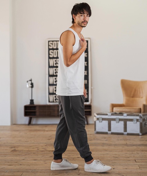 CAMBIO（カンビオ）の「mta601- COOLMAX Tank top タンクトップ(2026GIM-017)（タンクトップ・メンズ・チャコール/ブラック/ホワイト・S/M/L）」の20枚目の写真