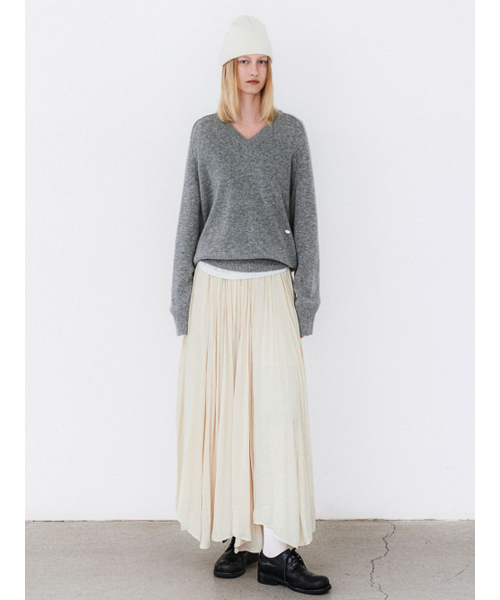 ATELIER NAIN(アトリエナイン)の「フローラルフレアスカート(SK-5058)(スカート・レディース・ブラック/アイボリー・MEDIUM/SMALL)」の3枚目の写真