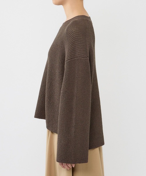 BABYLONE（バビロン）の「カタアゼニットプルオーバー（ニット/セーター・レディース・ブラウン/ピンク/ホワイト・フリー）」の10枚目の写真