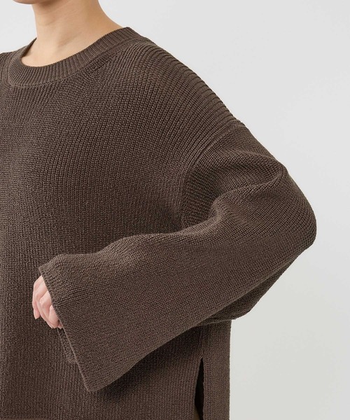 BABYLONE（バビロン）の「カタアゼニットプルオーバー（ニット/セーター・レディース・ブラウン/ピンク/ホワイト・フリー）」の14枚目の写真