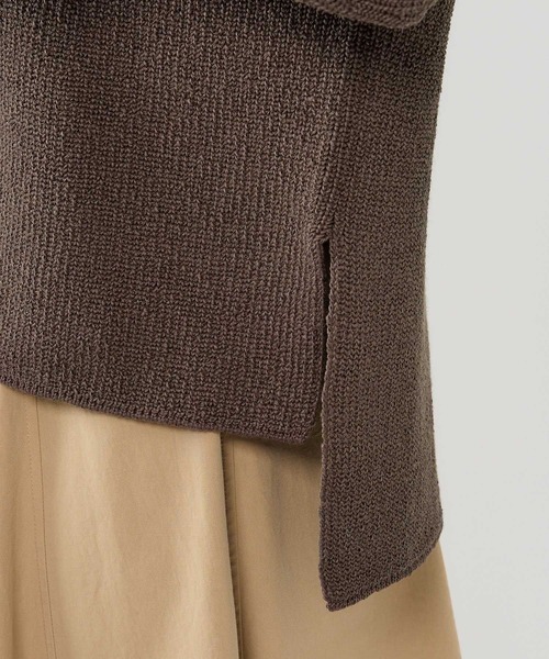 BABYLONE（バビロン）の「カタアゼニットプルオーバー（ニット/セーター・レディース・ブラウン/ピンク/ホワイト・フリー）」の15枚目の写真