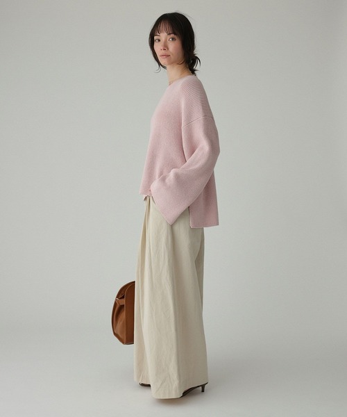 BABYLONE（バビロン）の「カタアゼニットプルオーバー（ニット/セーター・レディース・ブラウン/ピンク/ホワイト・フリー）」の20枚目の写真