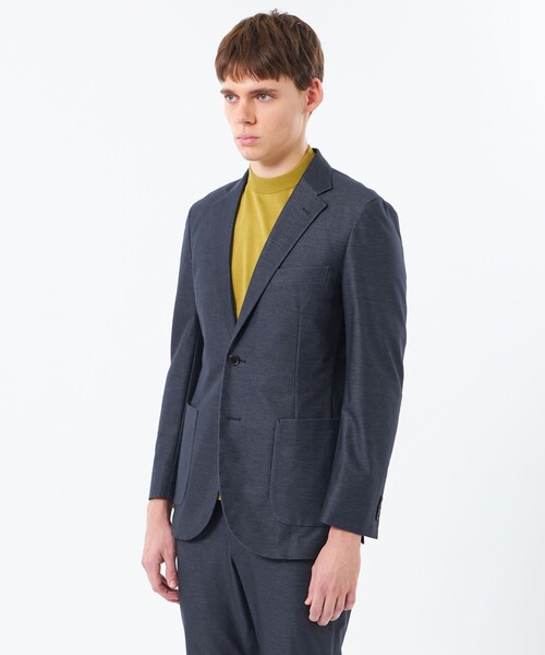 MACKINTOSH PHILOSOPHY(マッキントッシュ フィロソフィー)の「【WEB&一部店舗限定】テーラードジャージー ジャケット スーピマデニムライクジャージー(テーラードジャケット・メンズ・ネイビー・36/38/40)」の9枚目の写真