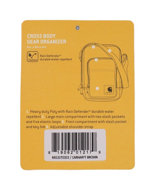 Carhartt（カーハート）の「【T17】【CARHARTT/カーハート】LEGACY CROSS BODY GEAR ORGANIZER（ショルダーバッグ・メンズ・ブラウン/ブラック・FREE）」の13枚目の写真