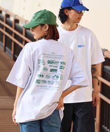 【FFEIN(フェイン)】企業ロゴプリントオーバーサイズTシャツ / Tシャツ クルーネック 半袖 プリント