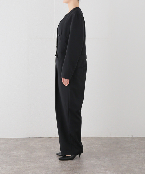 journal standard L'essage（ジャーナルスタンダードレサージュ）の「ロングスリーブALL IN ONE（ワンピース・レディース・ブラック/チャコールグレー・38/36）」の20枚目の写真