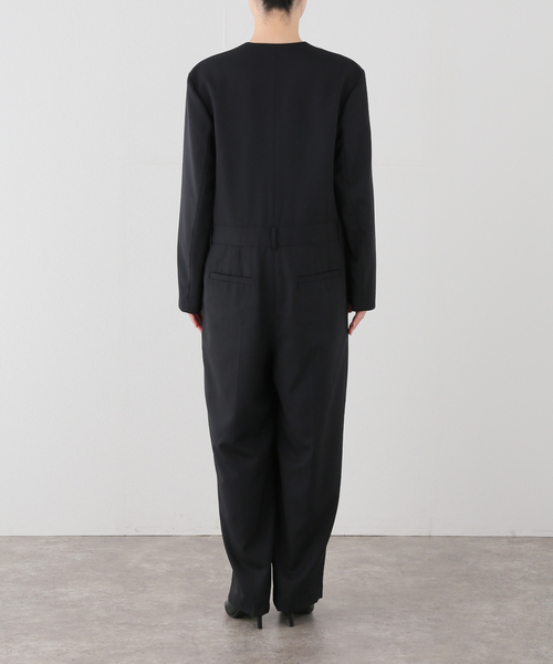 journal standard L'essage（ジャーナルスタンダードレサージュ）の「ロングスリーブALL IN ONE（ワンピース・レディース・ブラック/チャコールグレー・38/36）」の21枚目の写真