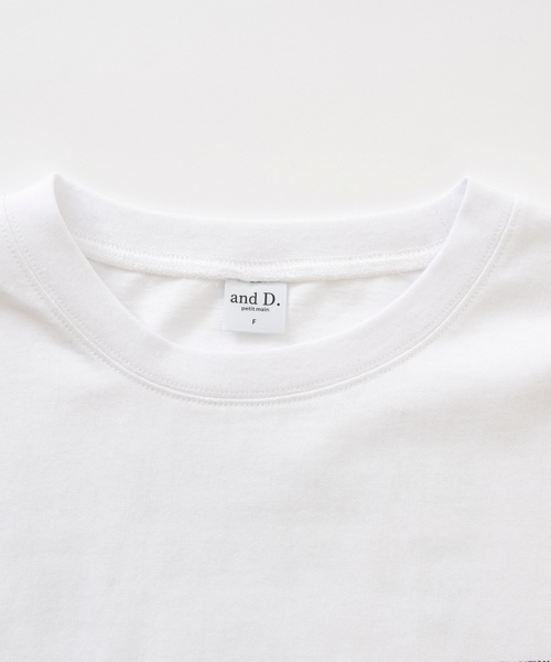 and D. petit main(アンドディープティマイン)の「【親子リンク】【DAD】OFUZAKEストリート長袖Tシャツ(Tシャツ/カットソー・レディース・カーキ/ホワイト/ベージュ系その他/ライトグレー・F)」の7枚目の写真