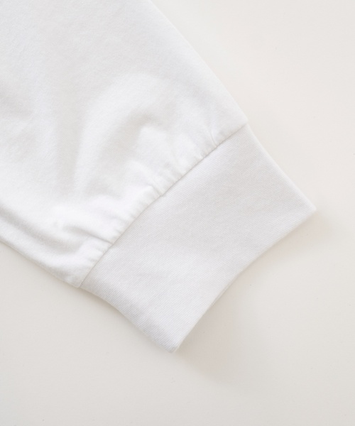 and D. petit main(アンドディープティマイン)の「【親子リンク】【DAD】OFUZAKEストリート長袖Tシャツ(Tシャツ/カットソー・レディース・カーキ/ホワイト/ベージュ系その他/ライトグレー・F)」の8枚目の写真
