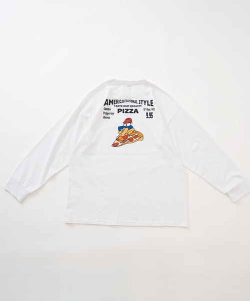 and D. petit main(アンドディープティマイン)の「【親子リンク】【DAD】OFUZAKEストリート長袖Tシャツ(Tシャツ/カットソー・レディース・カーキ/ホワイト/ベージュ系その他/ライトグレー・F)」の12枚目の写真
