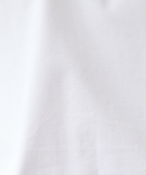 INDIVI（インディヴィ）の「【抗菌防臭／消臭】上品光沢コットンTシャツ（Tシャツ/カットソー・レディース・ホワイト/ブラック・38/34/15 /13/05）」の7枚目の写真