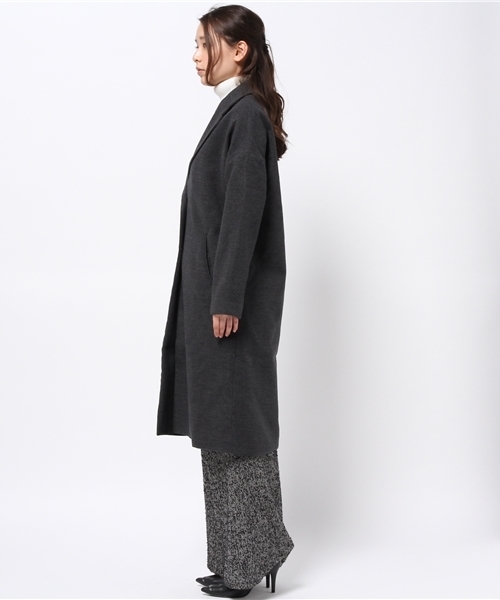 URBAN RESEARCH（アーバンリサーチ）の「UR ロングチェスターコート（チェスターコート・レディース・ベージュ系その他/グレー/ネイビー・FREE）」の5枚目の写真