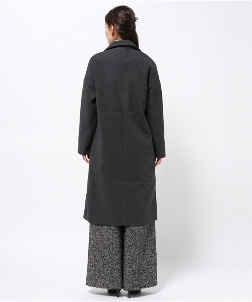 URBAN RESEARCH（アーバンリサーチ）の「UR ロングチェスターコート（チェスターコート・レディース・ベージュ系その他/グレー/ネイビー・FREE）」の6枚目の写真