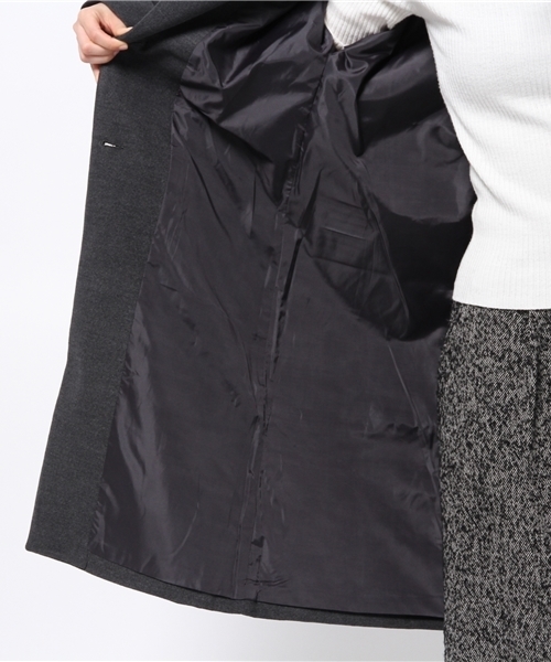 URBAN RESEARCH（アーバンリサーチ）の「UR ロングチェスターコート（チェスターコート・レディース・ベージュ系その他/グレー/ネイビー・FREE）」の11枚目の写真