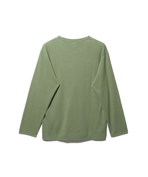 ESTNATION(エストネーション)の「GOOD PEOPLE GOOD STITCHING GOOD PRODUCT for ESTNATION / コットン サーマルカットソー(Tシャツ/カットソー・メンズ・オフホワイト・MEDIUM/LARGE)」の3枚目の写真