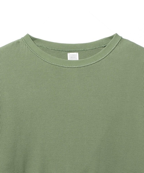 ESTNATION(エストネーション)の「GOOD PEOPLE GOOD STITCHING GOOD PRODUCT for ESTNATION / コットン サーマルカットソー(Tシャツ/カットソー・メンズ・オフホワイト・MEDIUM/LARGE)」の4枚目の写真