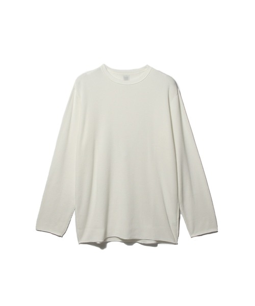ESTNATION(エストネーション)の「GOOD PEOPLE GOOD STITCHING GOOD PRODUCT for ESTNATION / コットン サーマルカットソー(Tシャツ/カットソー・メンズ・オフホワイト・MEDIUM/LARGE)」の2枚目の写真