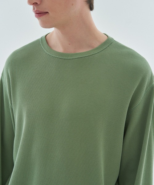 ESTNATION(エストネーション)の「GOOD PEOPLE GOOD STITCHING GOOD PRODUCT for ESTNATION / コットン サーマルカットソー(Tシャツ/カットソー・メンズ・オフホワイト・MEDIUM/LARGE)」の6枚目の写真