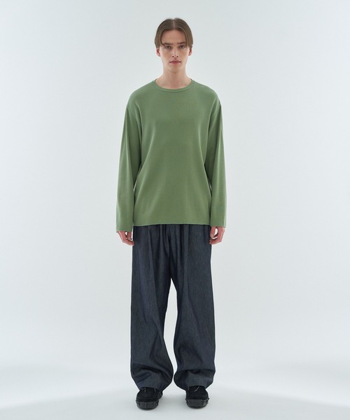 ESTNATION(エストネーション)の「GOOD PEOPLE GOOD STITCHING GOOD PRODUCT for ESTNATION / コットン サーマルカットソー(Tシャツ/カットソー・メンズ・オフホワイト・MEDIUM/LARGE)」の7枚目の写真