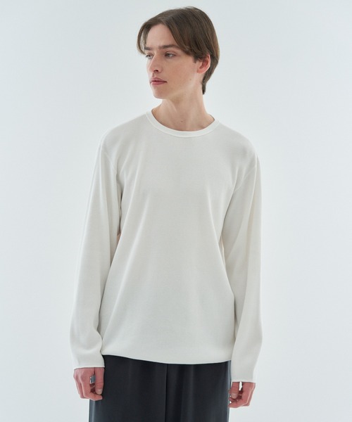 ESTNATION(エストネーション)の「GOOD PEOPLE GOOD STITCHING GOOD PRODUCT for ESTNATION / コットン サーマルカットソー(Tシャツ/カットソー・メンズ・オフホワイト・MEDIUM/LARGE)」の13枚目の写真