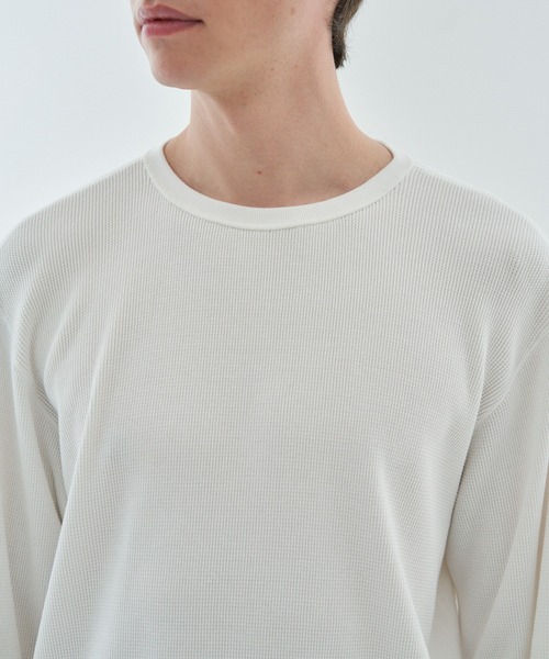 ESTNATION(エストネーション)の「GOOD PEOPLE GOOD STITCHING GOOD PRODUCT for ESTNATION / コットン サーマルカットソー(Tシャツ/カットソー・メンズ・オフホワイト・MEDIUM/LARGE)」の15枚目の写真