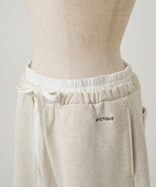 PUAL CE CIN（ピュアルセシン）の「ウエストレイヤードスウェットパンツ（スウェットパンツ・レディース・ネイビー/オートミール・FREE）」の22枚目の写真