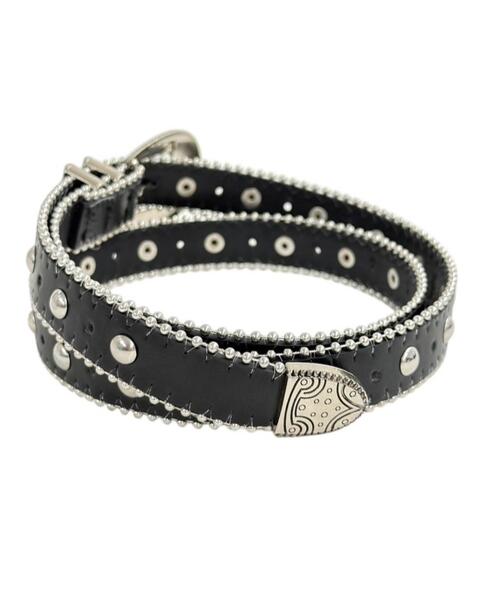 WEGO（ウィゴー）の「WEGO/スタッズデザインウエスタンベルト（ベルト・レディース・ブラック・FREE）」の3枚目の写真