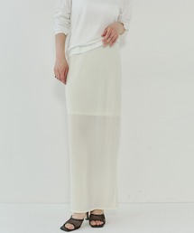 シアーベロアロングスカート / Sheer Velour Long Skirt