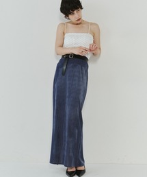 シアーベロアロングスカート / Sheer Velour Long Skirt