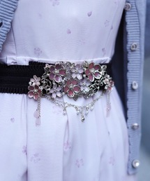 axes femme | 桜モチーフゴムベルト(ベルト)