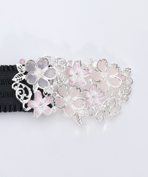 axes femme（アクシーズファム）の「桜モチーフゴムベルト（ベルト・レディース・ゴールド/シルバー・FREE）」の13枚目の写真