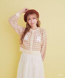 Disney（ディズニー）の「ミッキー/フレンズ/ミックスニットカーディガン（カーディガン/ボレロ）」