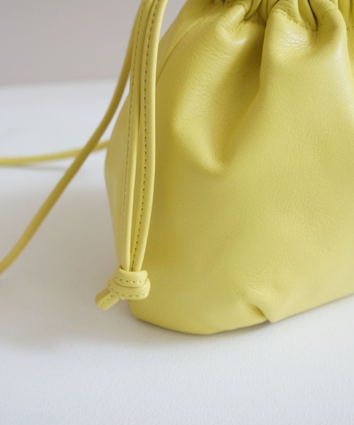 TIDEWAY（タイドウェイ）の「MASSU 巾着2WAY TOTE（ショルダーバッグ・レディース・グレー/ブルー/レモンイエロー/ブラック/カーキ・FREE）」の12枚目の写真