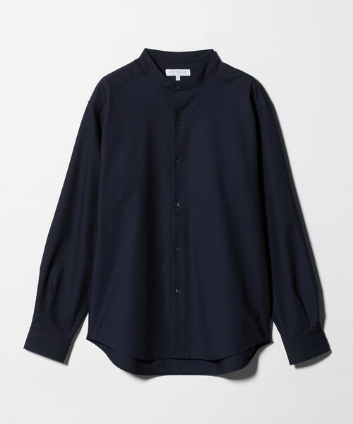 A DAY IN THE LIFE UNITED ARROWS(アデイインザライフユナイテッドアローズ)の「メランジ トロピカル バンドカラーシャツ<A DAY IN THE LIFE>(シャツ/ブラウス・メンズ・ベージュ/ネイビー/ライトグレー・S/L/M)」の10枚目の写真