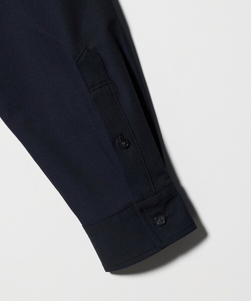 A DAY IN THE LIFE UNITED ARROWS(アデイインザライフユナイテッドアローズ)の「メランジ トロピカル バンドカラーシャツ<A DAY IN THE LIFE>(シャツ/ブラウス・メンズ・ベージュ/ネイビー/ライトグレー・S/L/M)」の13枚目の写真