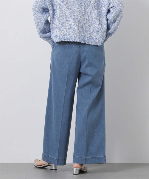 Gready Brilliant（グレディブリリアン）の「ＬＵハイウエストデニムセミワイドパンツ（その他パンツ・レディース・インディゴブルー/ブルー系・38/36）」の16枚目の写真