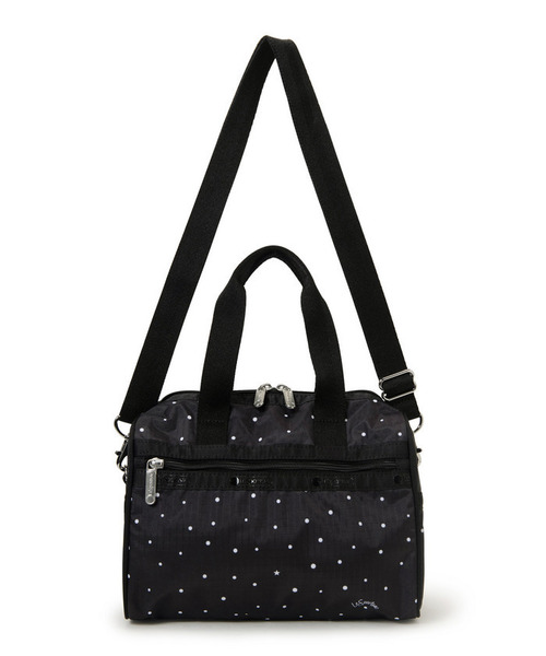 LeSportsac(レスポートサック)の「EVERYDAY SM SATCHEL ブリスドッツ(ショルダーバッグ・レディース・ブラック・FREE)」の6枚目の写真