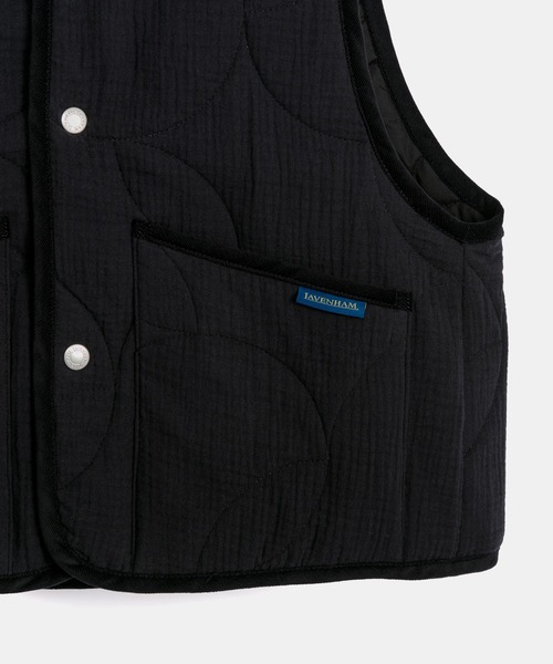 LAVENHAM(ラベンハム)の「Cropped Thornham Womens / クロップド ソーンハム ウィメンズ(ベスト・レディース・ブラック/ブルー系その他/ベージュ系その他5・10/12/6/8)」の14枚目の写真