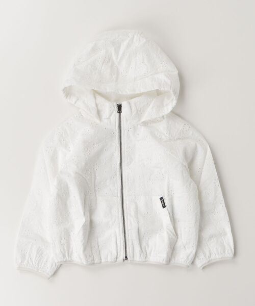 POLO RALPH LAUREN CHILDRENSWEAR（ポロ ラルフ ローレン チルドレンズウェア）の「アイレット コットン フーデッド ジャケット（その他アウター・キッズ・ホワイト・3/4/6）」の4枚目の写真