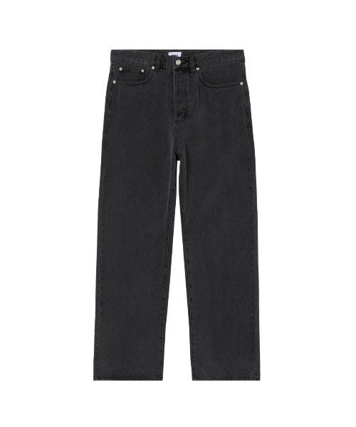 OBEY(オベイ)の「OBEY CLASSIC BAGGY DENIM(オベイ クラシック バギー デニム)(デニムパンツ・メンズ・ブラック系その他/カモフラージュ・30/32/34)」の1枚目の写真