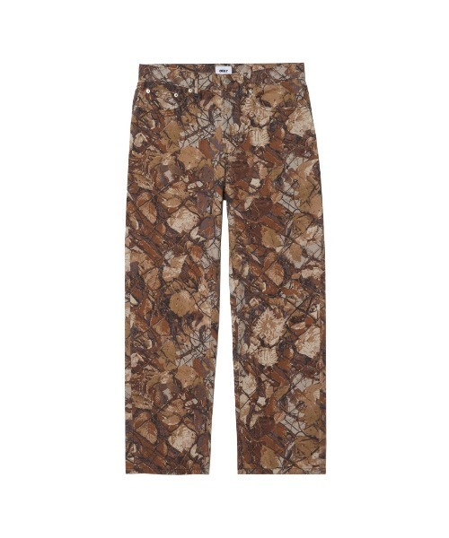 OBEY(オベイ)の「OBEY CLASSIC BAGGY DENIM(オベイ クラシック バギー デニム)(デニムパンツ・メンズ・ブラック系その他/カモフラージュ・30/32/34)」の2枚目の写真