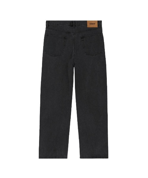 OBEY(オベイ)の「OBEY CLASSIC BAGGY DENIM(オベイ クラシック バギー デニム)(デニムパンツ・メンズ・ブラック系その他/カモフラージュ・30/32/34)」の3枚目の写真